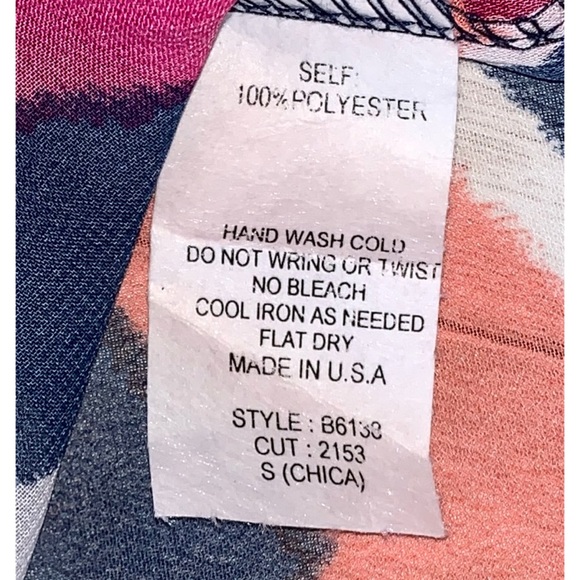 Chevron print off the shoulder blouse - Picture 4 of 5